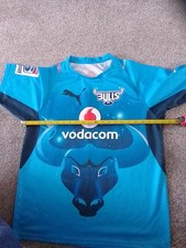 Puma Bulls South Africa Super Rugby Short Sleeve Rugby Shirt Size Large