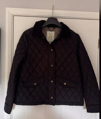 Joules black quilted - joules,