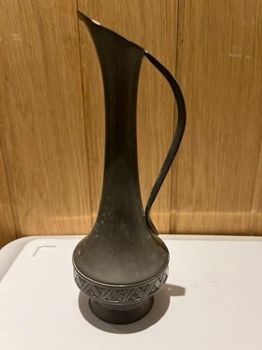 Vintage pewter norway mid - ,