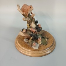 Country Artists Harvest Mice With Blackberries Figurine Hand Crafted Artwork -CP