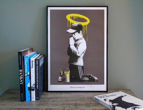 Banksy forgive our - us,