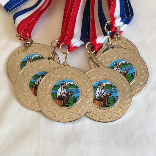 Fishing medals ribbons - fishing,