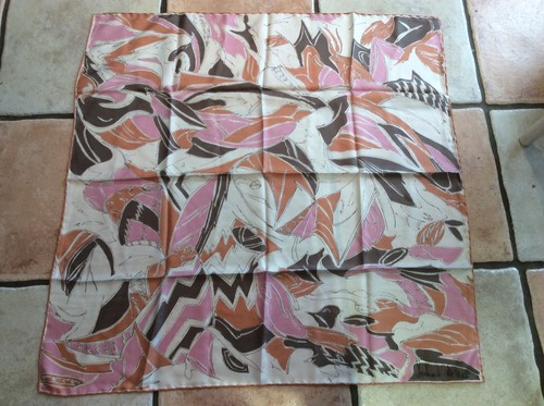 Vintage silk scarf richard - silk,