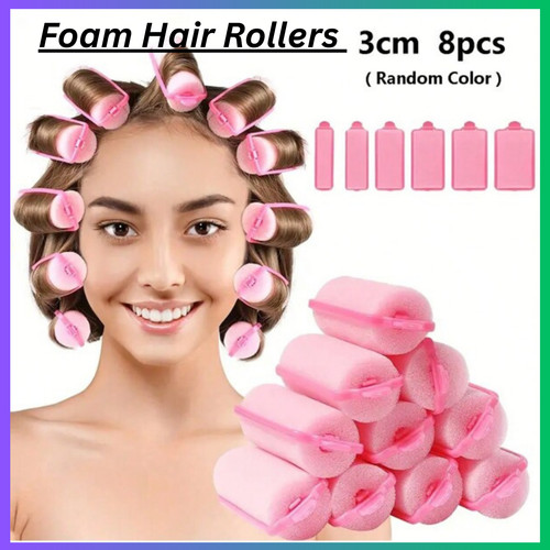 Foam hair rollers - foam,