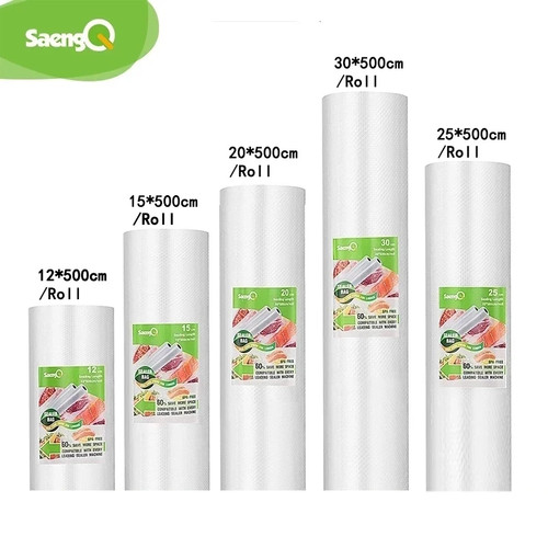 Vacuum sealer rolls for food - rolls,