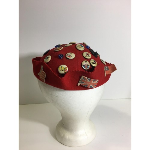 Vintage 1940s whoopee cap red - whoopee,