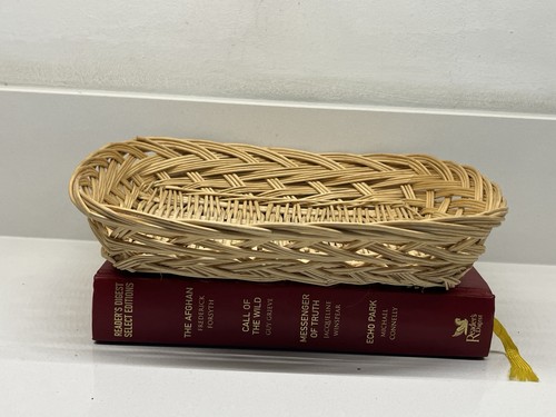 Vintage french woven wicker - french,