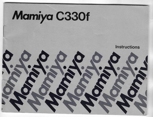 Camera instruction booklet - camera,