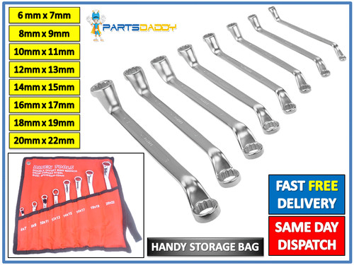 Offset double ring - ring, spanner