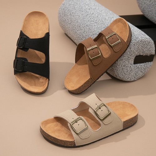 Womens flat slip buckle - womens, on