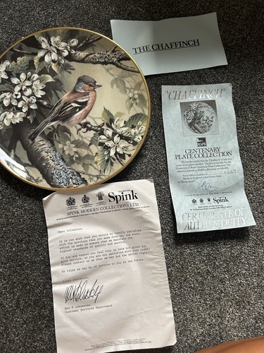 The chaffinch centenary - centenary, plate