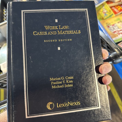 Work law cases and - law, materials