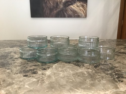 Clear glass ribbed edge - glass,