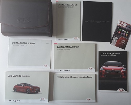 2018 kia stinger owner's