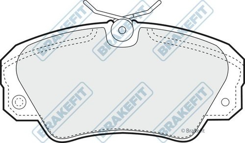 Apec blue front brake - pad, set