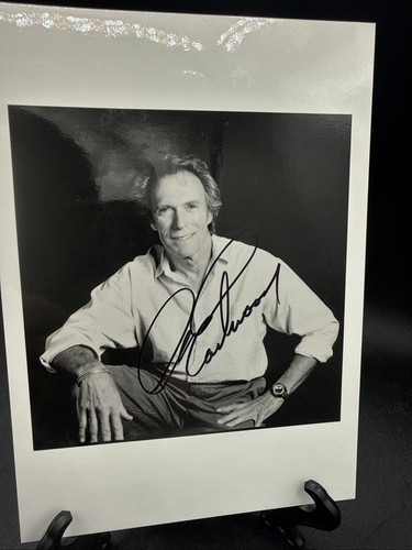 Clint eastwood autographed - eastwood,