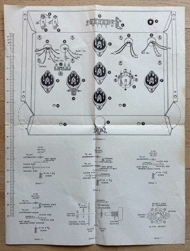 Vintage tube amplifier chassis - tube,