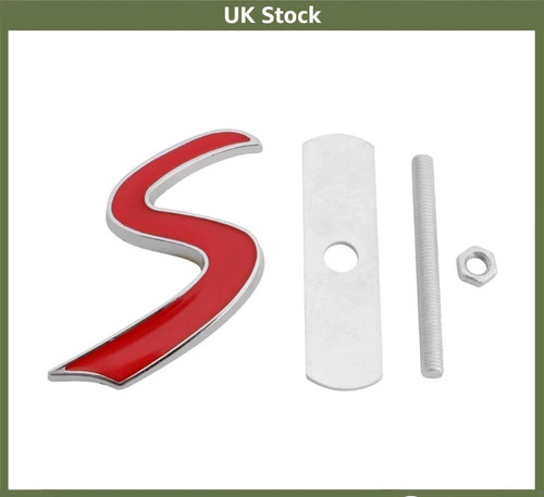 Metal front grille badge - 3d, s
