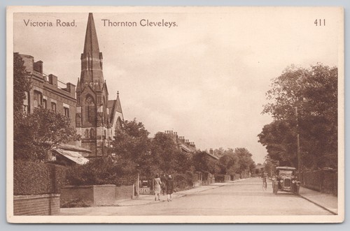 Thornton cleveleys postcard - thornton,
