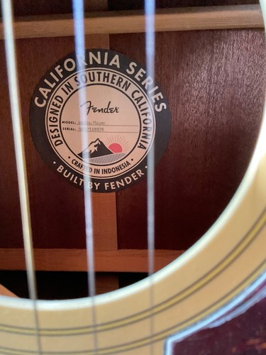 Fender malibu acoustic guiar - guiar,