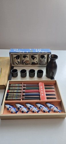 Japanese style sake - style, set
