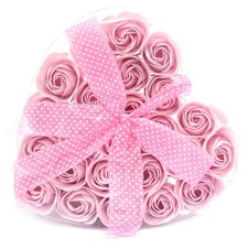 Set soap flower heart - of,