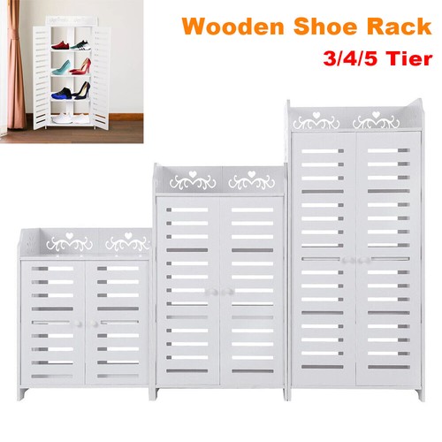Tier wooden shoe rack - wooden,