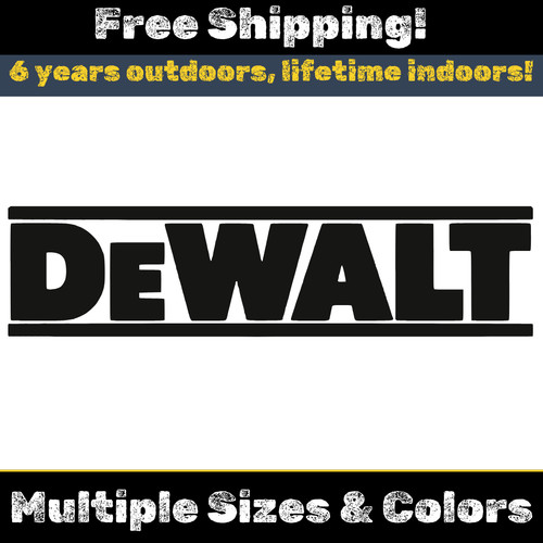 Dewalt tools vinyl decal - dewalt,
