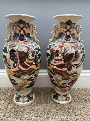 Pair large vintage japanese - pair,