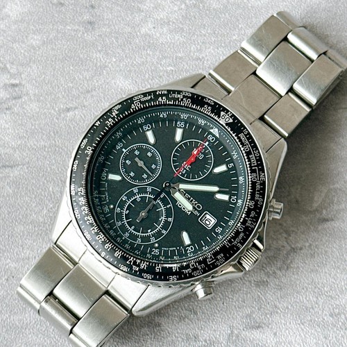 Seiko chronograph pilot quartz - pilot,