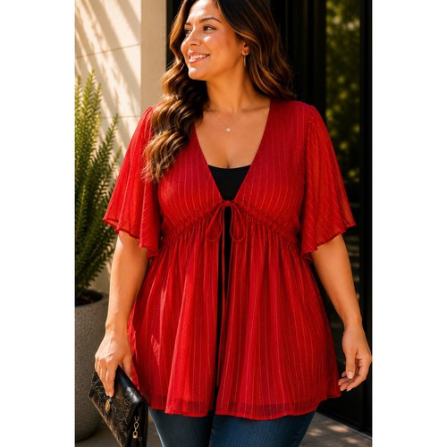 Torrid size red sheer - size, 2