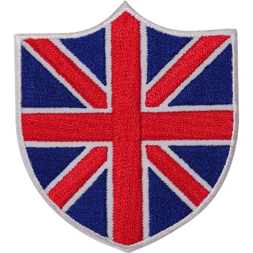 Flag embroidered iron - uk,