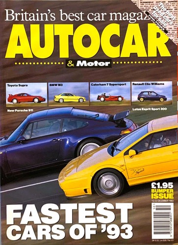 Autocar magazine dec 93 - magazine, 15/22-dec-93