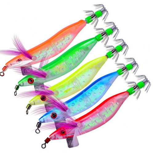 5pcs luminous squid - luminous,