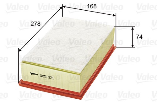 Valeo 585231 air - 585231, for