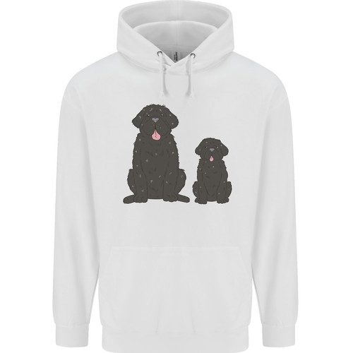 Newfoundland dog with puppy - newfoundland,