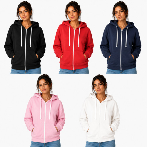 Ladies zip hoodie - ladies, up