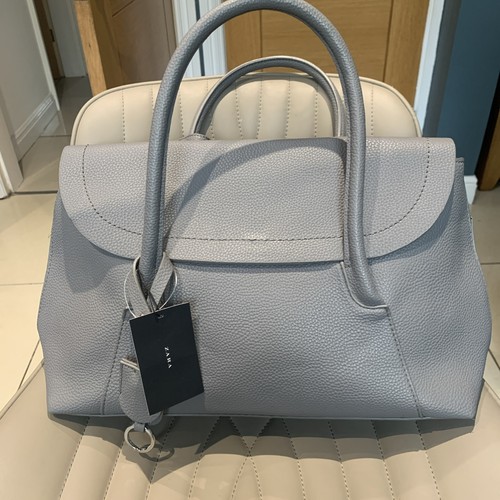 Zara faux leather grey medium - zara,