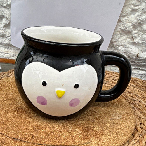 Penguin face novelty ceramic - face,