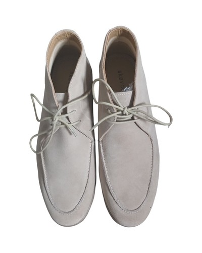 New skovde beige suede - suede, leather