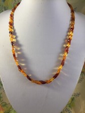 Vintage leaf shaped amber - vintage,