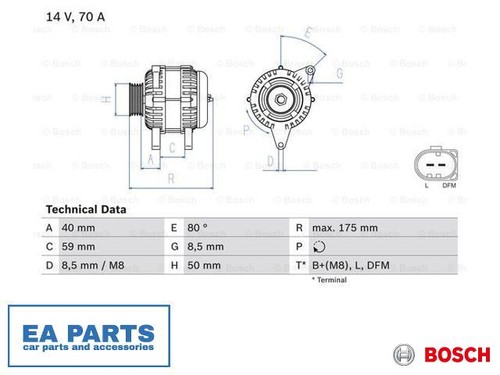 Alternator for skoda fabia - for,