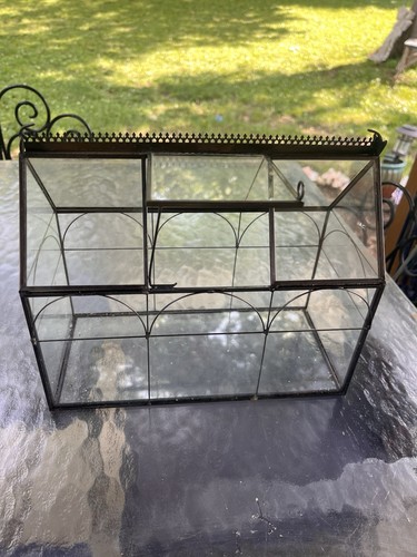 House shaped glass metal - &,