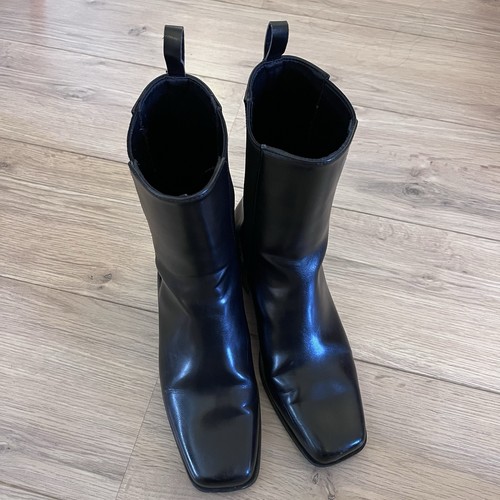 Black square toe chelsea - square-toe,