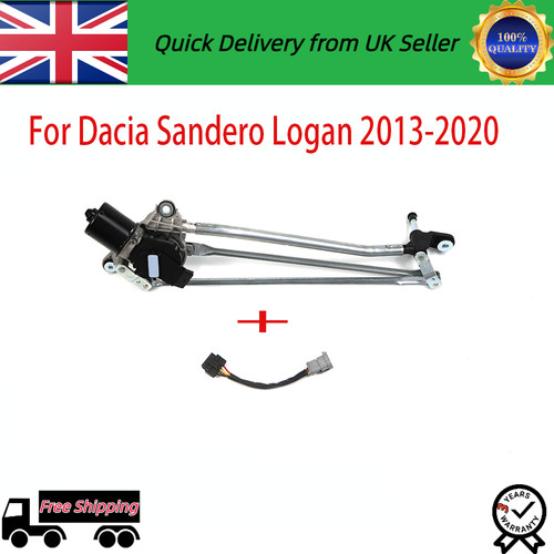 Front wiper linkage motor - linkage, +