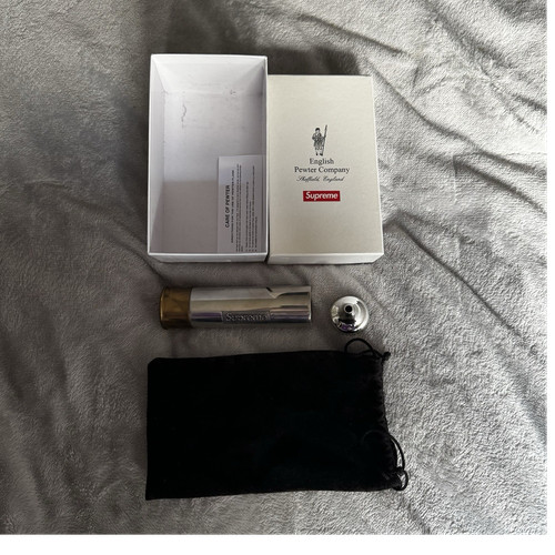 Supreme pewter hip flask - hip,