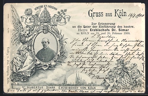 Postcard cologne portrait - postcard,