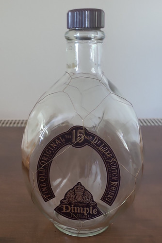 Old original dimple bottle - old,