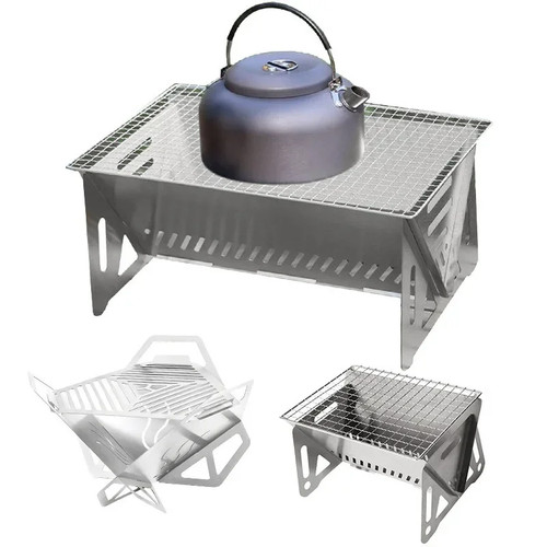 Windproof triangle bbq grill - windproof,