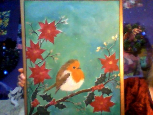 Framed signed watercolour - &,